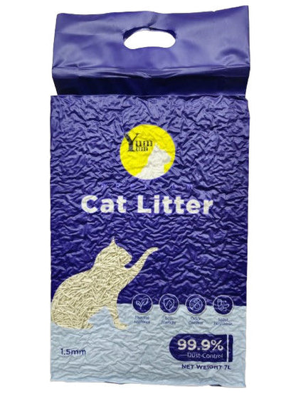 Big Promotion !!!Yum Yum Premium Tofu Cat Litter 7L | Pasir Kucing Tofu Premium Original 高质量豆腐猫砂 强效除臭 快速结 9pcs FREE 1PC