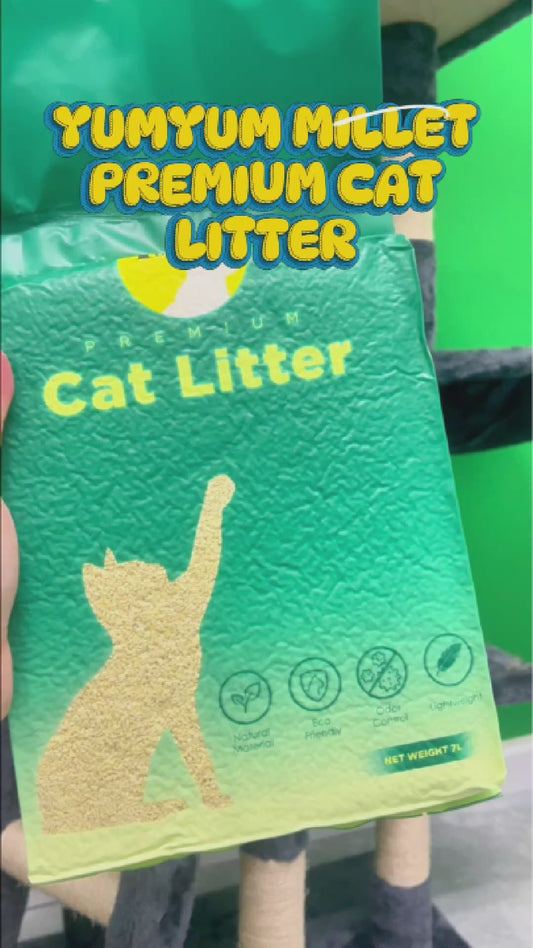Yum Yum Premium Millet Cat Litter 7L